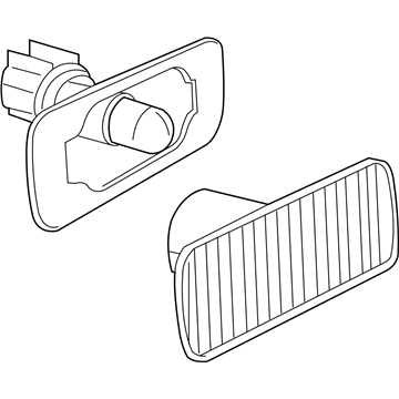68042140AA Mopar Side Marker Lamp Illustration 1 of 1