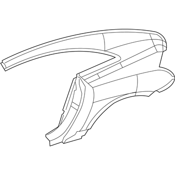5103496AA Mopar Quarter Panel Illustration 1 of 1