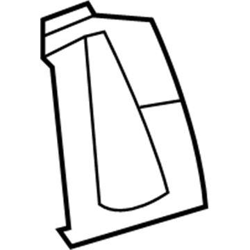 Mopar 5098652AA Tail lamp Mounting Panel 5098652AA Mopar Tail lamp Mounting Panel Illustration 1 of 1