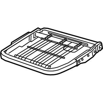 68272032AB Mopar Frame-Rear Seat Cushion Illustration 1 of 1