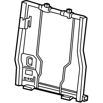 68272006AD Mopar Rear Seat Back Frame Illustration 1 of 1