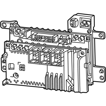 68598596AF Mopar Multi Media Radio Illustration 1 of 1