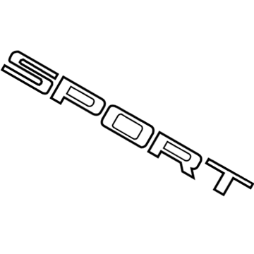68102410AC Mopar NAMEPLATE-LIFTGATE Illustration 1 of 1