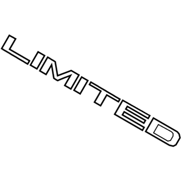 68196490AB Mopar Liftgate Nameplate Illustration 1 of 1