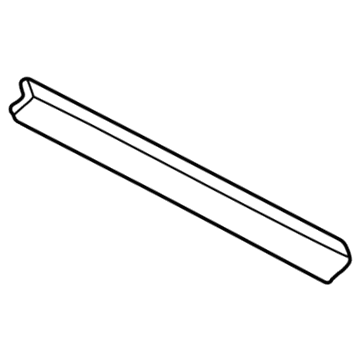 2006 Jeep Wrangler Window Run - 55395174AA