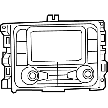 68428563AD Mopar Multi Media Radio Illustration 1 of 1