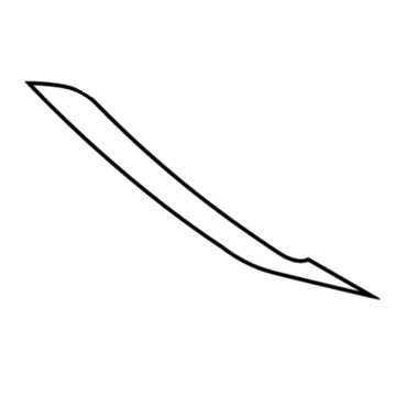 4857779AA Mopar Fascia Molding Illustration 1 of 1