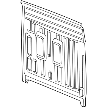 68453320AA Mopar Panel-Cab Back Illustration 1 of 1