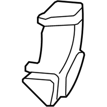 68004013AA Mopar Floor Duct Illustration 1 of 1