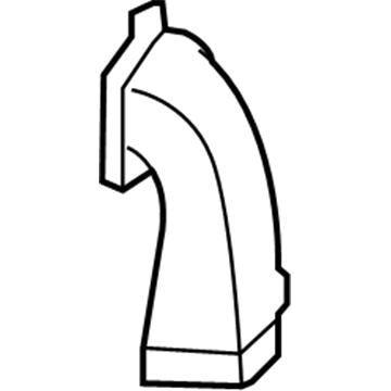 68004012AA Mopar Floor Duct Illustration 1 of 1