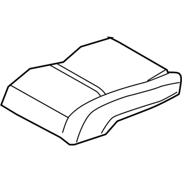 1LB361DVAA Mopar Front Seat Cushion Cover Illustration 1 of 1