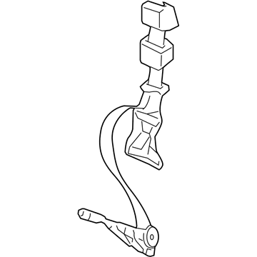 5KQ41XDVAB Mopar Seat Belt Bezel Illustration 1 of 1