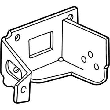 55076399 Mopar Rear Bumper Bracket Illustration 1 of 1