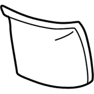 Mopar 5FA72XT5AD Molding-D Pillar 5FA72XT5AD Mopar Molding-D Pillar Illustration 1 of 1