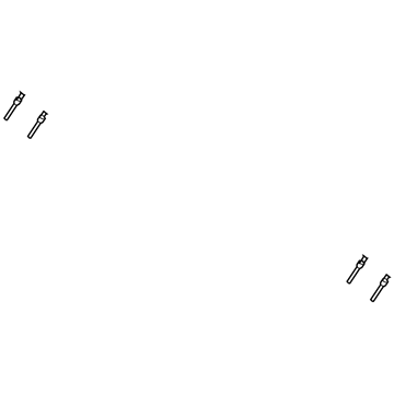 Mopar 1NC281D5AA Headrest Sleeve 1NC281D5AA Mopar Headrest Sleeve Illustration 1 of 1