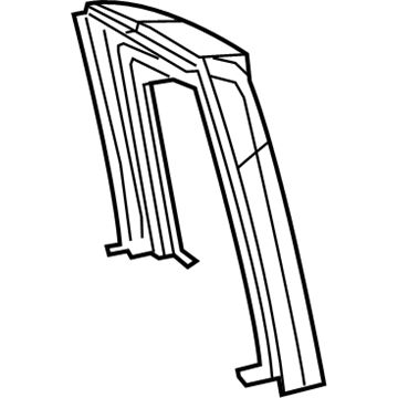 6NY37TZZAA Mopar Panel-Folding Top Rear Illustration 1 of 1