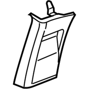 5HP49XDHAA Mopar C Pillar Panel Illustration 1 of 1