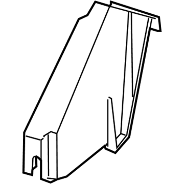 4662051AE Mopar Footrest Support Illustration 1 of 1