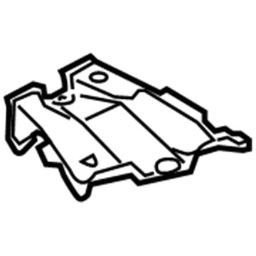 5099434AA Mopar Bracket-Floor Pan Illustration 1 of 1
