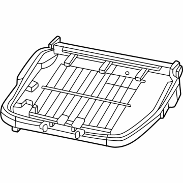 Mopar 68272037AD FRAME-REAR SEAT CUSHION 68272037AD Mopar FRAME-REAR SEAT CUSHION Illustration 1 of 1