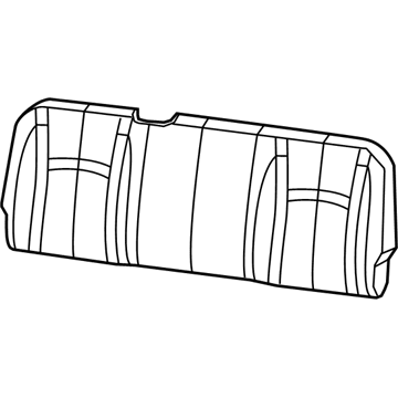 5NQ04LA8AA Mopar Rear Seat Back Cover Illustration 1 of 1