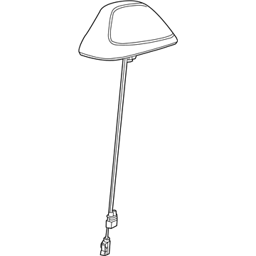 5XT13MSQAA Mopar Base Cable And Bracket Antenna Illustration 1 of 1