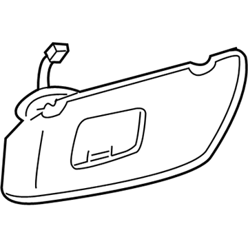 2003 Dodge Durango Sun Visor - 5JF57TL2AA