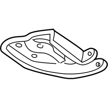 52039323 Mopar Plate-Rear Spring U-Bolt Illustration 1 of 1