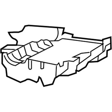 53013981AD Mopar Cushion-Engine Illustration 1 of 1