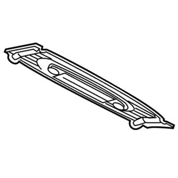 1WQ64DX9AC Mopar Defroster Grille Illustration 1 of 1