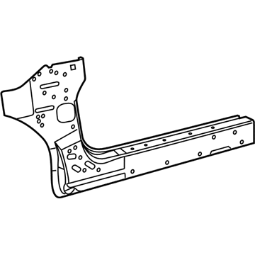 5155827AL Mopar Sill Reinforcement Illustration 1 of 1