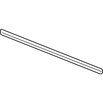 55399210AB Mopar Rear Door Belt Inner Weatherstrip Illustration 1 of 1