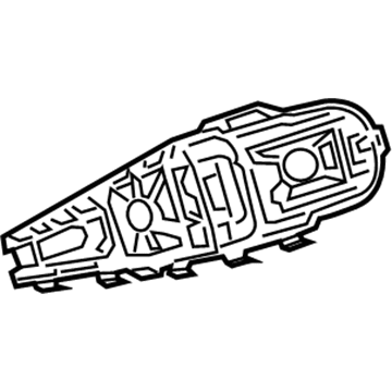 68158825AC Mopar Door Handle Bracket Illustration 1 of 1