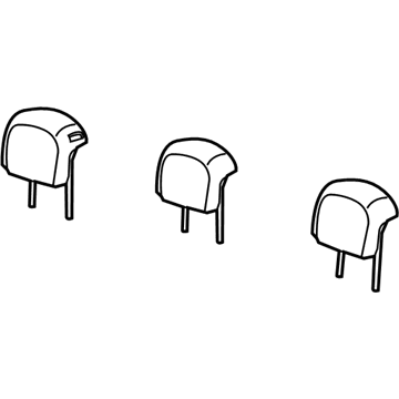 68275689AA Mopar Foam-HEADREST Illustration 1 of 1