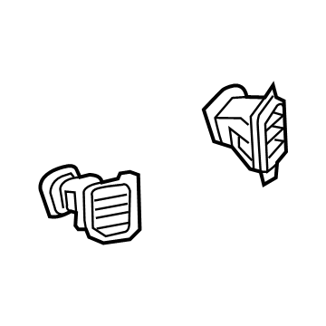 7TV121X7AA Mopar Air Conditioning & Heater Outlet Illustration 1 of 1