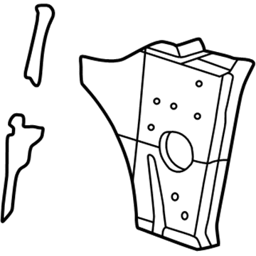 Mopar 4878548AG Cowl Side Panel 4878548AG Mopar Cowl Side Panel Illustration 1 of 1