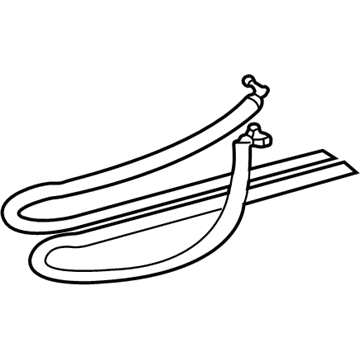 4806080AA Mopar Washer Hose Illustration 1 of 1