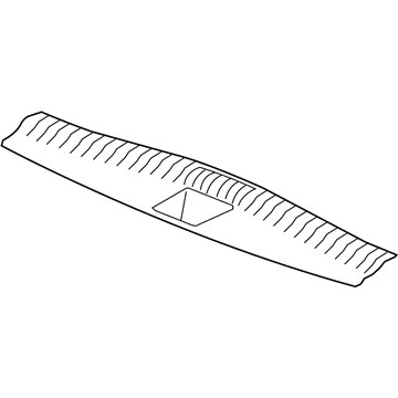 5JP16BD1AF Mopar Liftgate Scuff Cover Illustration 1 of 1