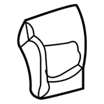 68008526AA Mopar Reinforcement B Pillar Illustration 1 of 1