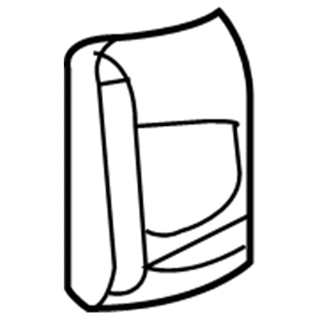 68008527AA Mopar Reinforcement B Pillar Illustration 1 of 1