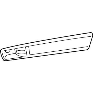 68030886AA Mopar Front Door Applique Illustration 1 of 1