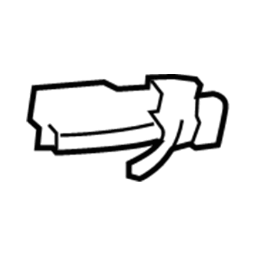 1UX56DX9AA Mopar Bezel-Remote Handle Illustration 1 of 1