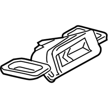 Mopar 5098338AA Duct-A/C Outlet 5098338AA Mopar Duct-A/C Outlet Illustration 1 of 1