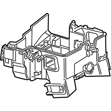 5098243AA Mopar Housing-A/C And Heater Lower Illustration 1 of 1