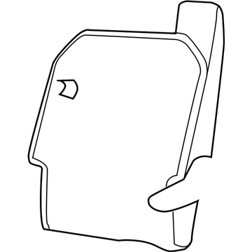 5MJ92DX9AB Mopar Rear Quad Seat Back Cover Illustration 1 of 1