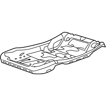 68101139AA Mopar Seat CUSH-Rear Seat Cushion Illustration 1 of 1