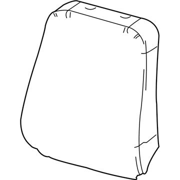 5140639AA Mopar Seat Back Foam Illustration 1 of 1