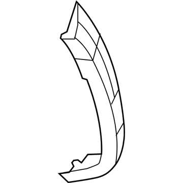 1YW31RXFAD Mopar Wheel Flare Molding Illustration 1 of 1