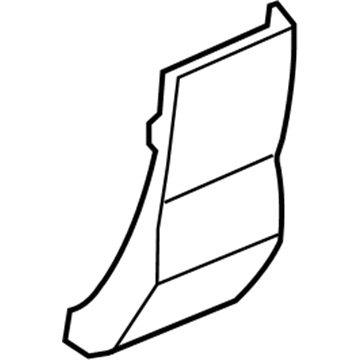 YH68TZZAB Mopar Sill Applique Illustration 1 of 1