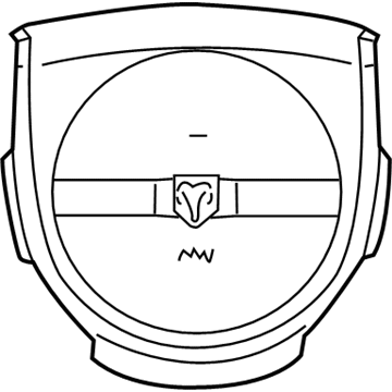 1AF32XDVAB Mopar Air Bag Module Cover Illustration 1 of 1